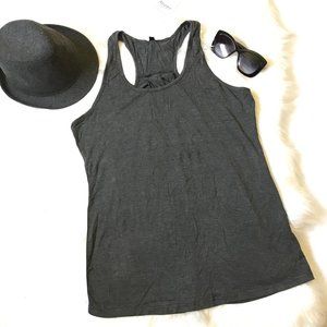 NWT Mippo Cross Racerback Gray Gym Tank Top, S